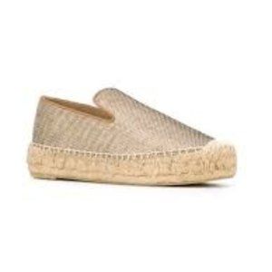 Ash Gold Metallic Espadrilles